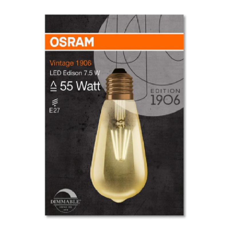 Osram EDISON DIMMABLE VINTAGE 1906 LED 7W